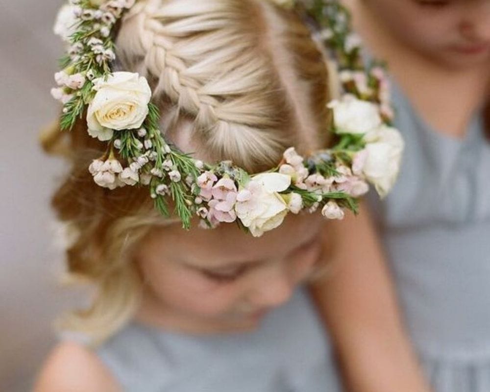 Flower Girl Headpiece - Fall into Flowers